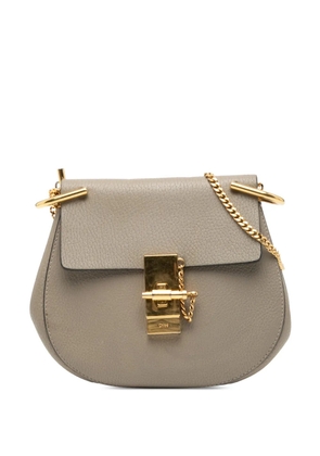 Chloé Pre-Owned 2015 Mini Grained Lambskin Drew crossbody bag - Brown