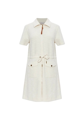 Moncler Bouclé mini dress - Neutrals