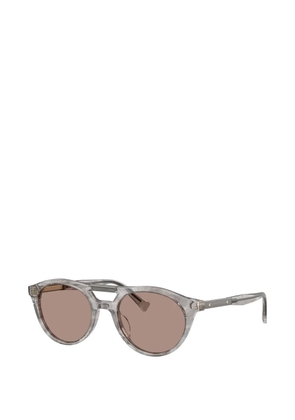 Brunello Cucinelli round-frame sunglasses - Grey
