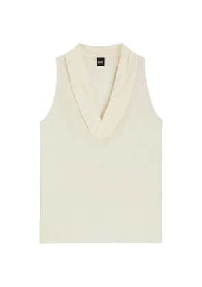 BOSS V-neck sleeveless top - Neutrals