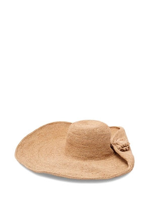 IBELIV raffia tassel hat - Neutrals
