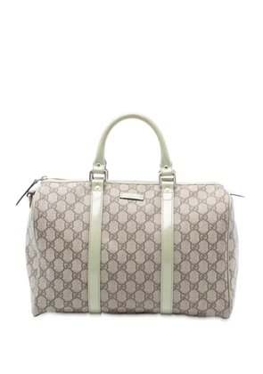 Gucci Pre-Owned 2016-2026 Medium GG Supreme Joy boston bag - Brown