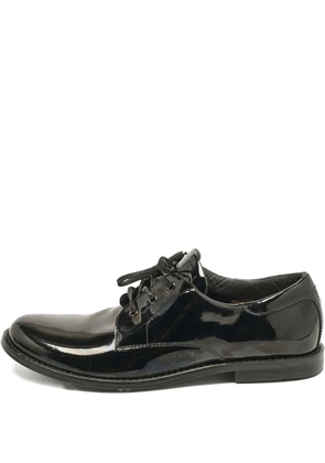 Dolce & Gabbana Pre-Owned patent leather lace-up shoes - Black