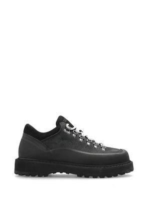 Diemme Cornaro Gomma lace-up leather sneakers - Black