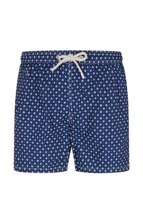 MC2 Saint Barth floral-print swim shorts - Blue