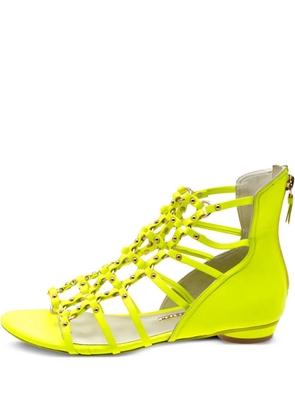 Sophia Webster leather sandals - Green