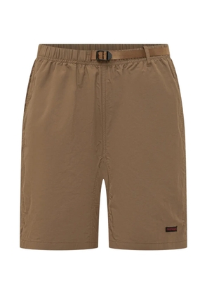 Gramicci logo patch cargo shorts - Brown