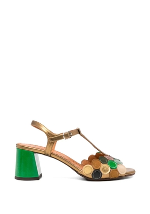 Chie Mihara Rycuse metallic-effect sandals - Gold