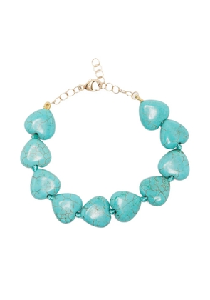 JIA JIA turquoise heart bracelet - Blue