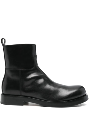 Officine Creative zip-detail leather boots - Black