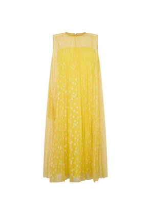 Valentino Garavani floral-print dress - Yellow