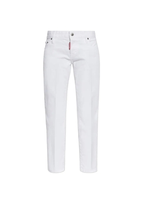 DSQUARED2 buttoned belt-loop jeans - White