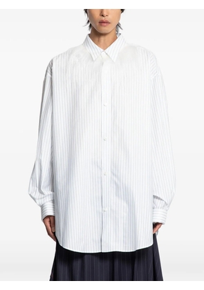 Hed Mayner pinstriped shirt - White