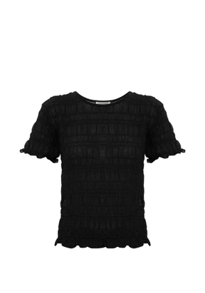 By Malene Birger Ella crew-neck top - Black