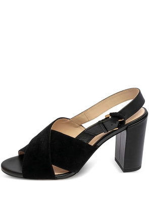 Tod's Vintage pre-owned 90mm slingback sandals - Black