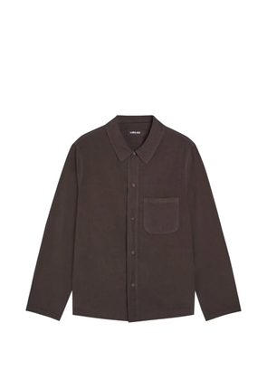 Labo Art patch-pocket shirt - Brown
