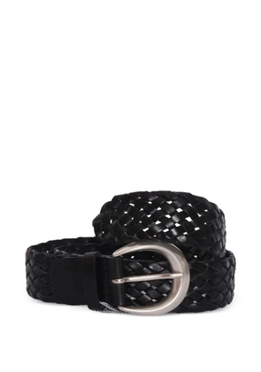 Orciani braided leather belt - Black