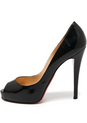Christian Louboutin Pre-Owned New Very Privé peep-toe pumps - Black