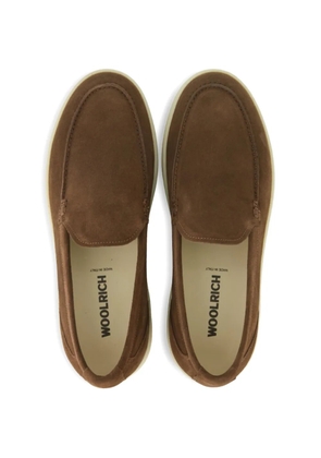 Woolrich leather loafers - Brown