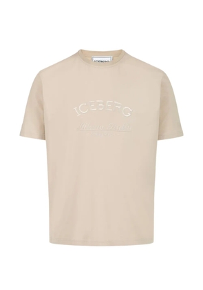 Iceberg embroidered T-shirt - Neutrals
