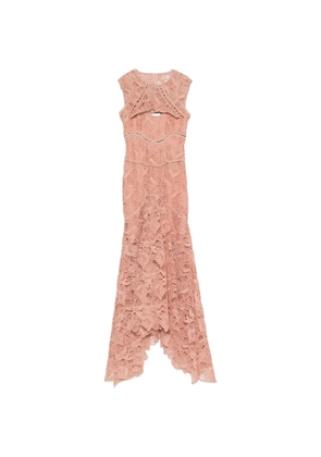 Costarellos lace cut-out maxi dress - Pink