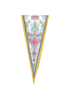ETRO printed scarf - White