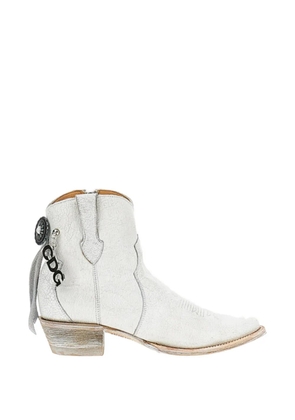 Comme Des Garçons x Mexicana charm-appliqué boots - White