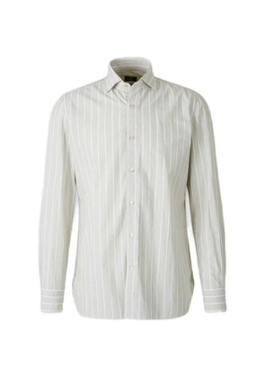 Luigi Borrelli striped shirt - Green