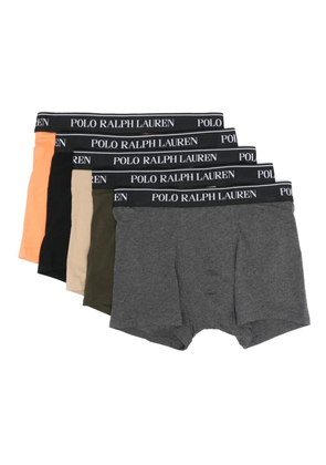Polo Ralph Lauren logo-waistband boxers (pack of five) - Grey