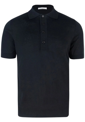 Paolo Pecora fine-knit polo shirt - Black