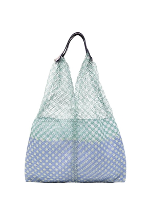 Épice net-print tote bag - Green