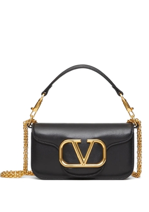 Valentino Garavani Locò small shoulder bag in calfskin - Black