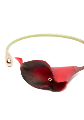 Cult Gaia calla-lily choker - Gold