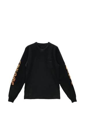 Chrome Hearts dagger logo long-sleeve T-shirt - Black