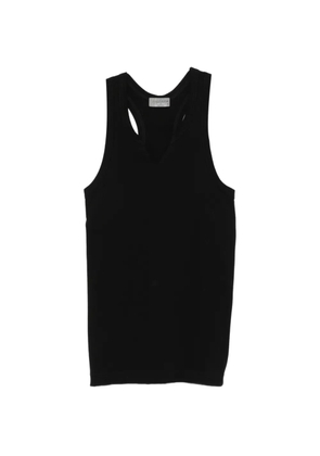 Yohji Yamamoto V-neck tank top - Black