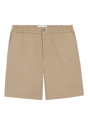 AMI Paris Ami De Coeur elasticated shorts - Brown