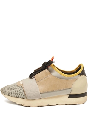 Balenciaga Pre-Owned panelled sneakers - Neutrals