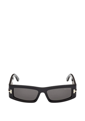 TOM FORD Eyewear Icon rectangle-frame sunglasses - Black