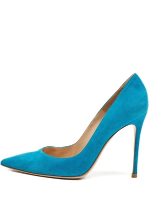 Gianvito Rossi portofino suede pumps - Blue