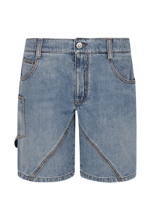 Ermanno Scervino panelled denim shorts - Blue