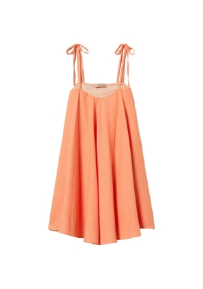 TWINSET tie straps dress - Orange