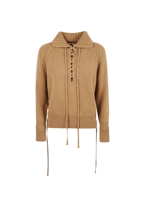 Ermanno Scervino V-neck cashmere sweater - Neutrals