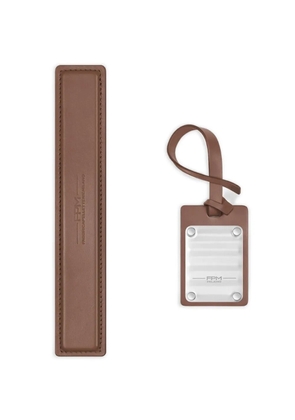 FPM Milano leather tag - Brown