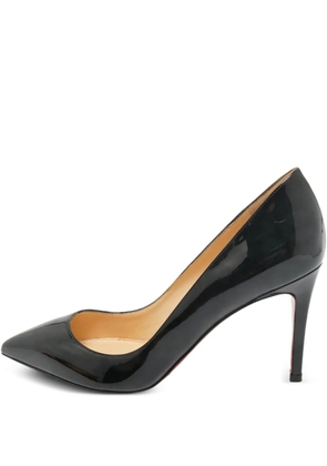 Christian Louboutin Pre-Owned Pigalle pointed-toe patent leather pumps - Black
