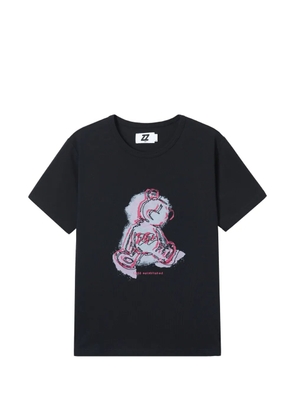 izzue graphic-print T-shirt - Black