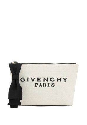 Givenchy logo-print pouch - Neutrals