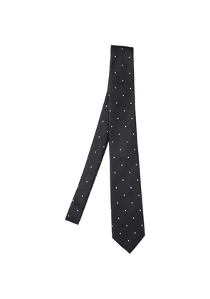 TOM FORD polka-dot tie - Black