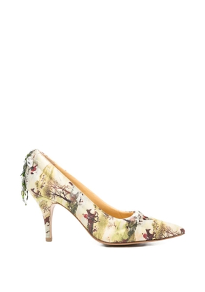 Undercover beaded-embellishment printed pumps - Neutrals