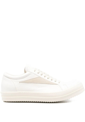 Rick Owens leather lace-up sneakers - Neutrals