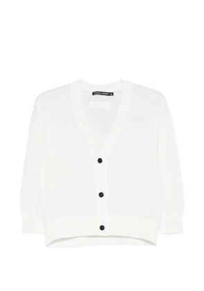 nicholson & nicholson buttoned V-neck cardigan - White